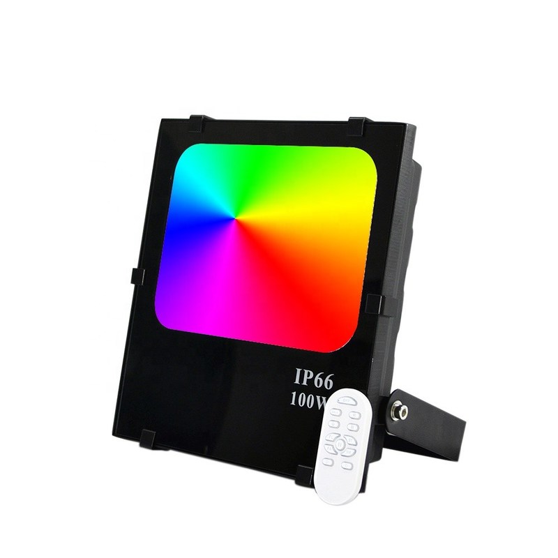 Remote Control RGB LED Flood Lights for Commercial Centers