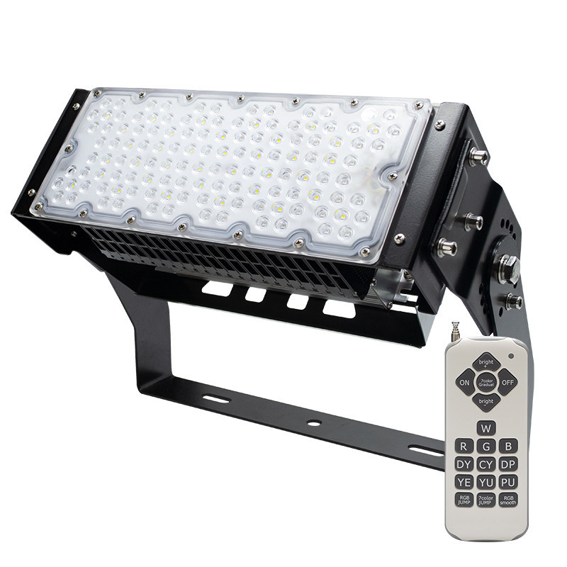 Remote Control RGBW Outdoor Led Flood Light 150W for Landscape Lighting