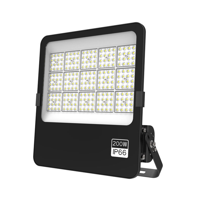 Outdoor Aluminum 200W LED Floodlights with Black Casing