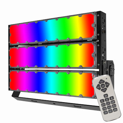 600W RGB Renk Değiştirme LED Fırtına Işığı Uzaktan Kumanda veya DMX ile